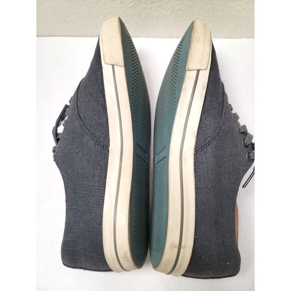 SeaVees Hermosa Plimsoll Men's Canvas Sneakers Size 9 Gray Casual Fashionable - Picture 4 of 9
